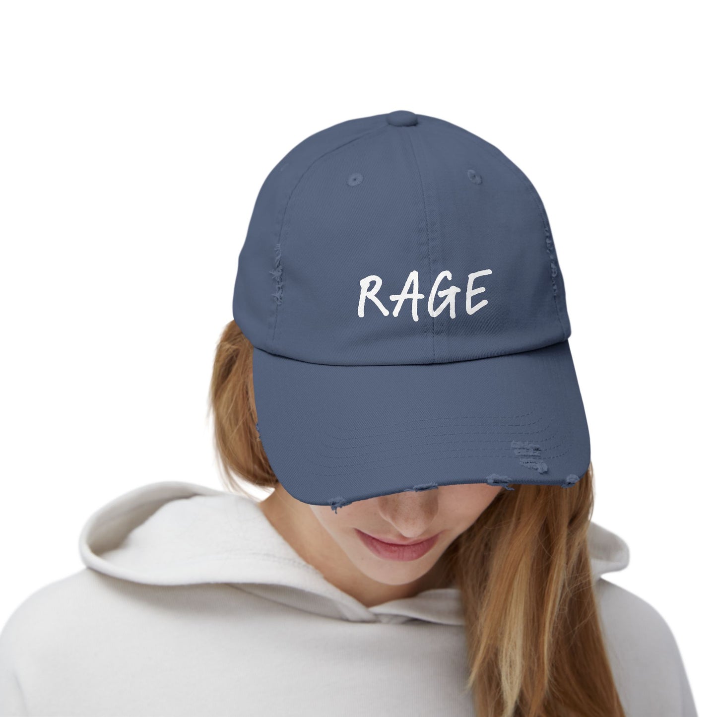 RAGE Unisex Distressed Cap