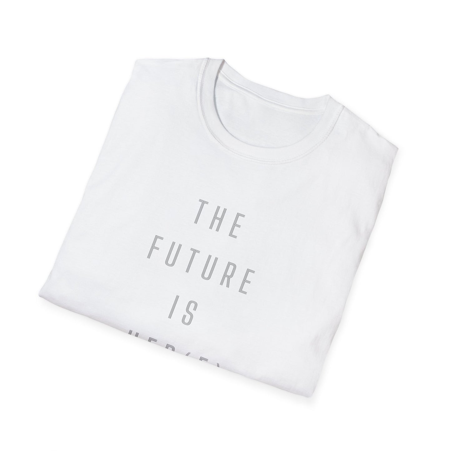 Unisex Softstyle T-Shirt - The Future Is Her(e)