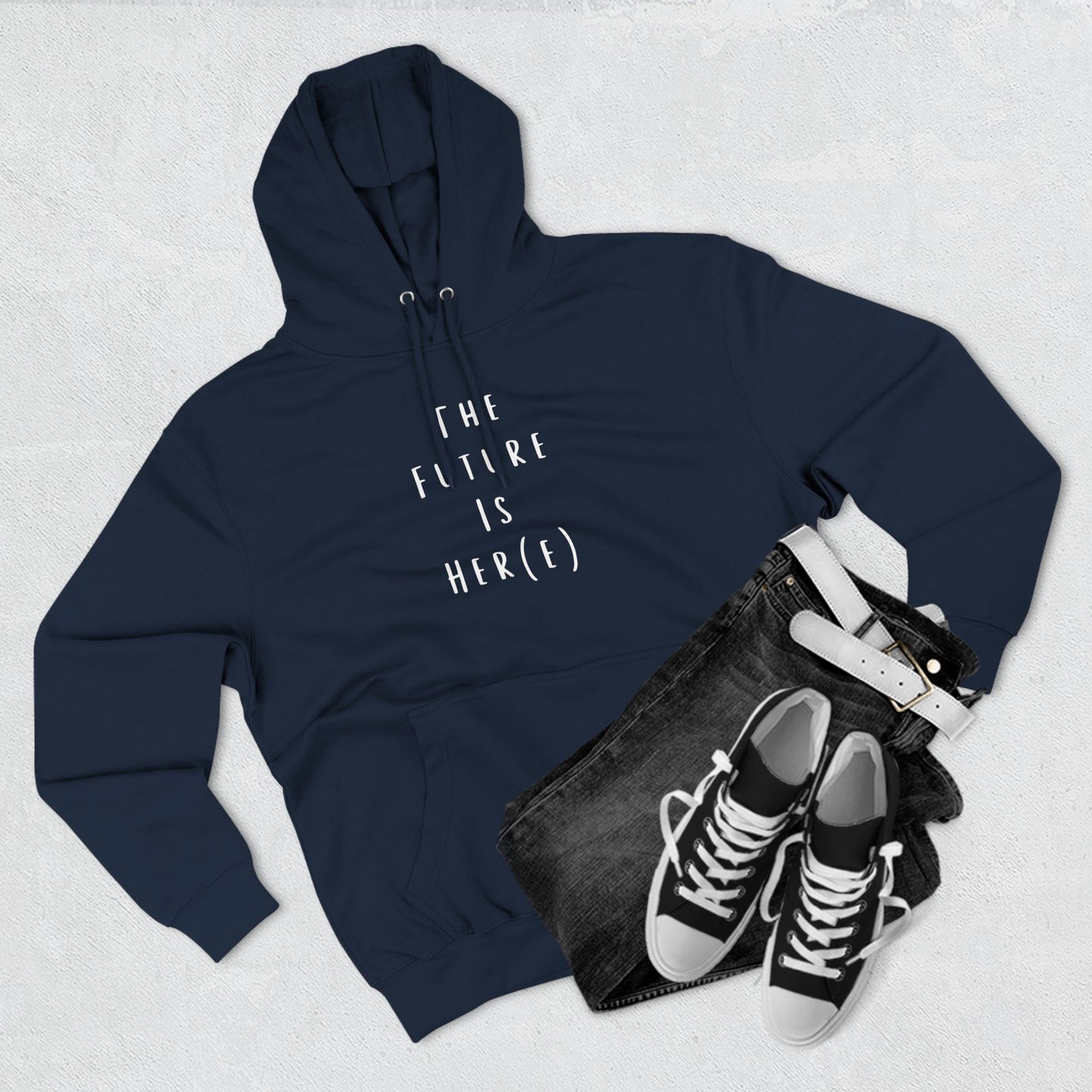 Fleece Hoodie - The Future is Her