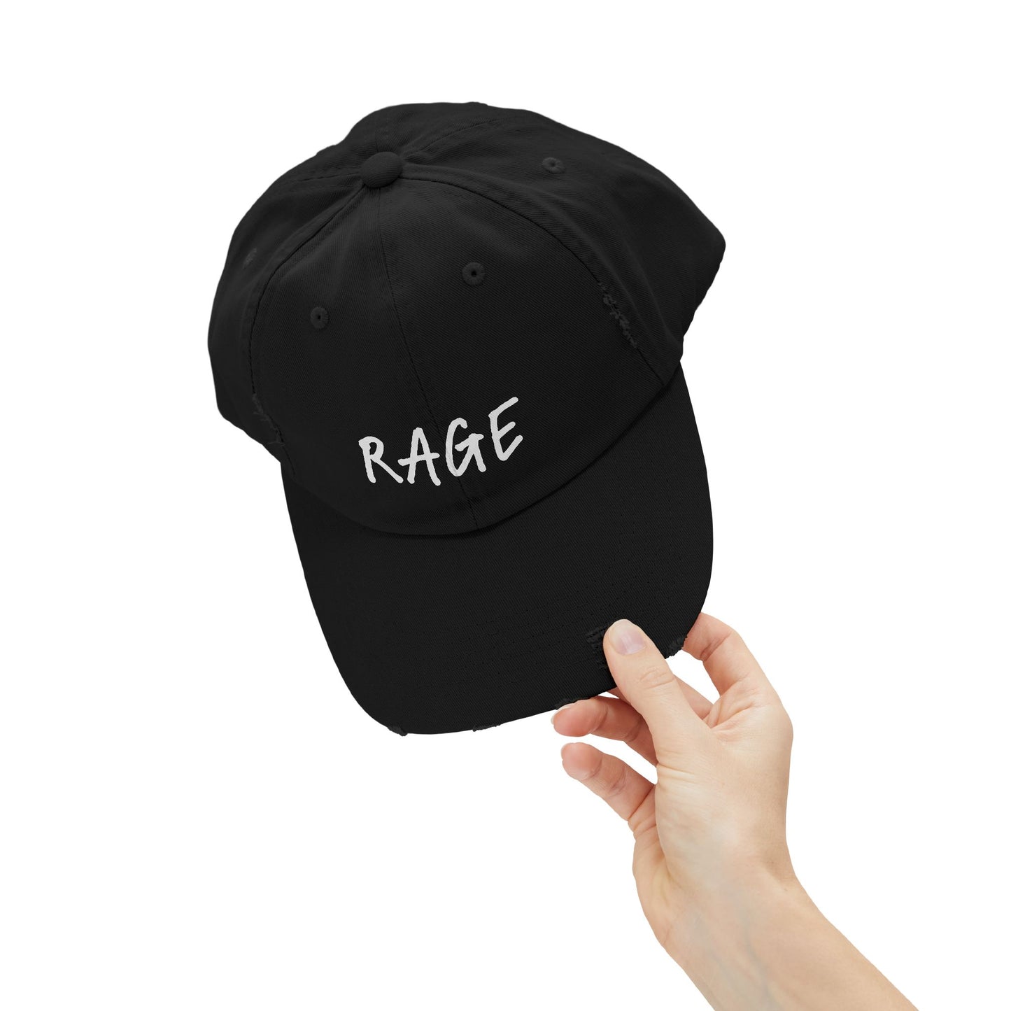 RAGE Unisex Distressed Cap