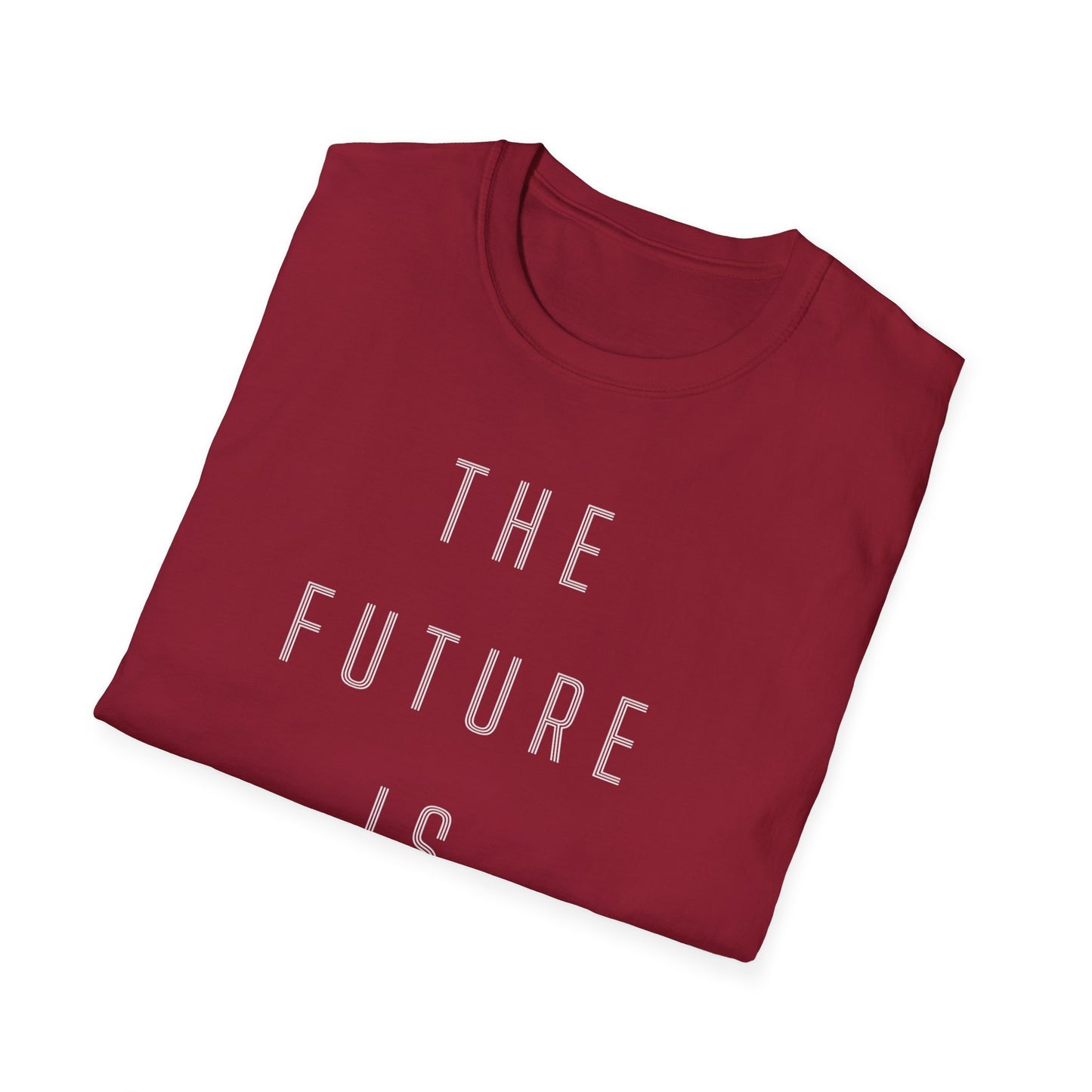 Unisex Softstyle T-Shirt - The Future Is Her(e)