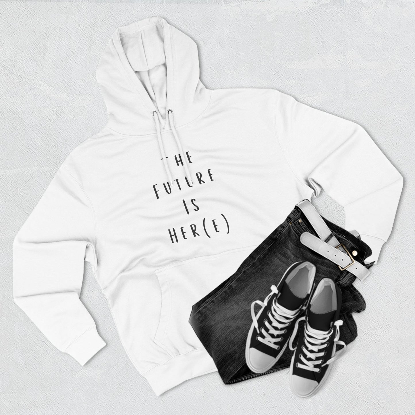 Feminist Hoodie- The Future is Her(e)