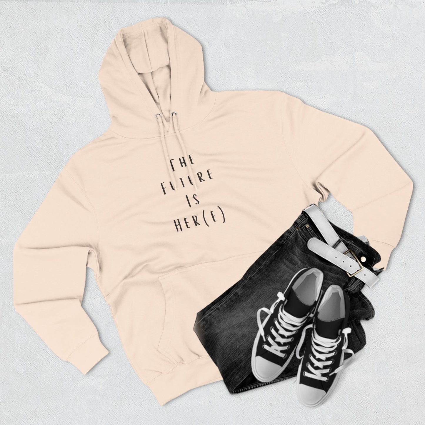 Feminist Hoodie- The Future is Her(e)